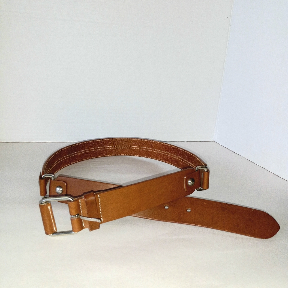 Talbots leather made in Italy belt size Small